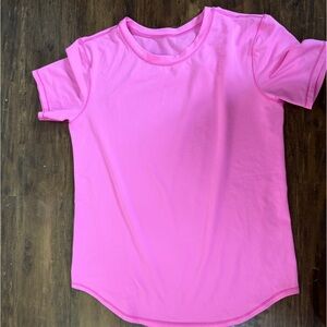 SONIC PINK breathable lululemon shirt size 2